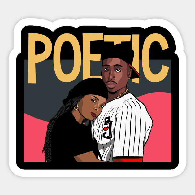 Poetic Sticker by Jones Factory